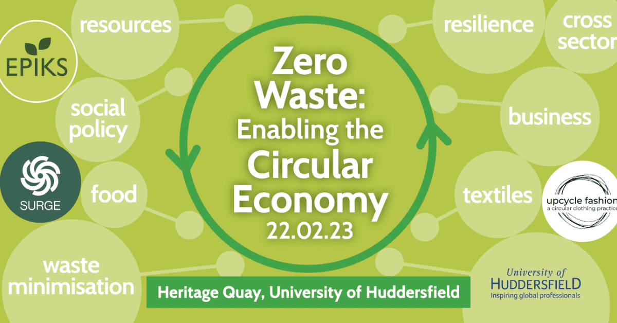 EPIKS Co-hosts Zero Waste Conference at Huddersfield University